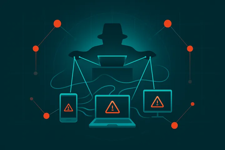 Command and Control C2 — A communication channel through which attackers remotely direct compromised systems and extract