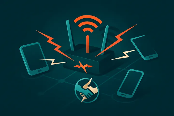 Deauthentication Attack — A Wi-Fi attack that spoofs 802.11 deauth frames to forcibly disconnect clients