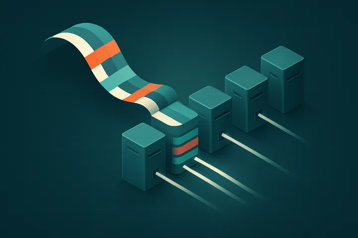Striping — A storage technique that splits data across multiple drives for parallel access and higher performance