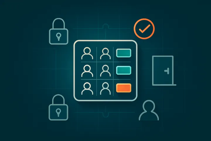 User Role Matrix — A chart mapping each user role to its permitted access and actions